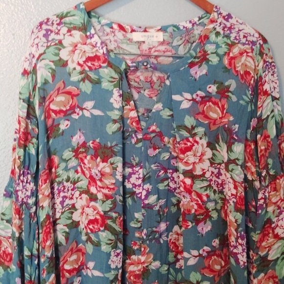 Umgee + Dress Tunic XL Floral - Picture 8 of 11